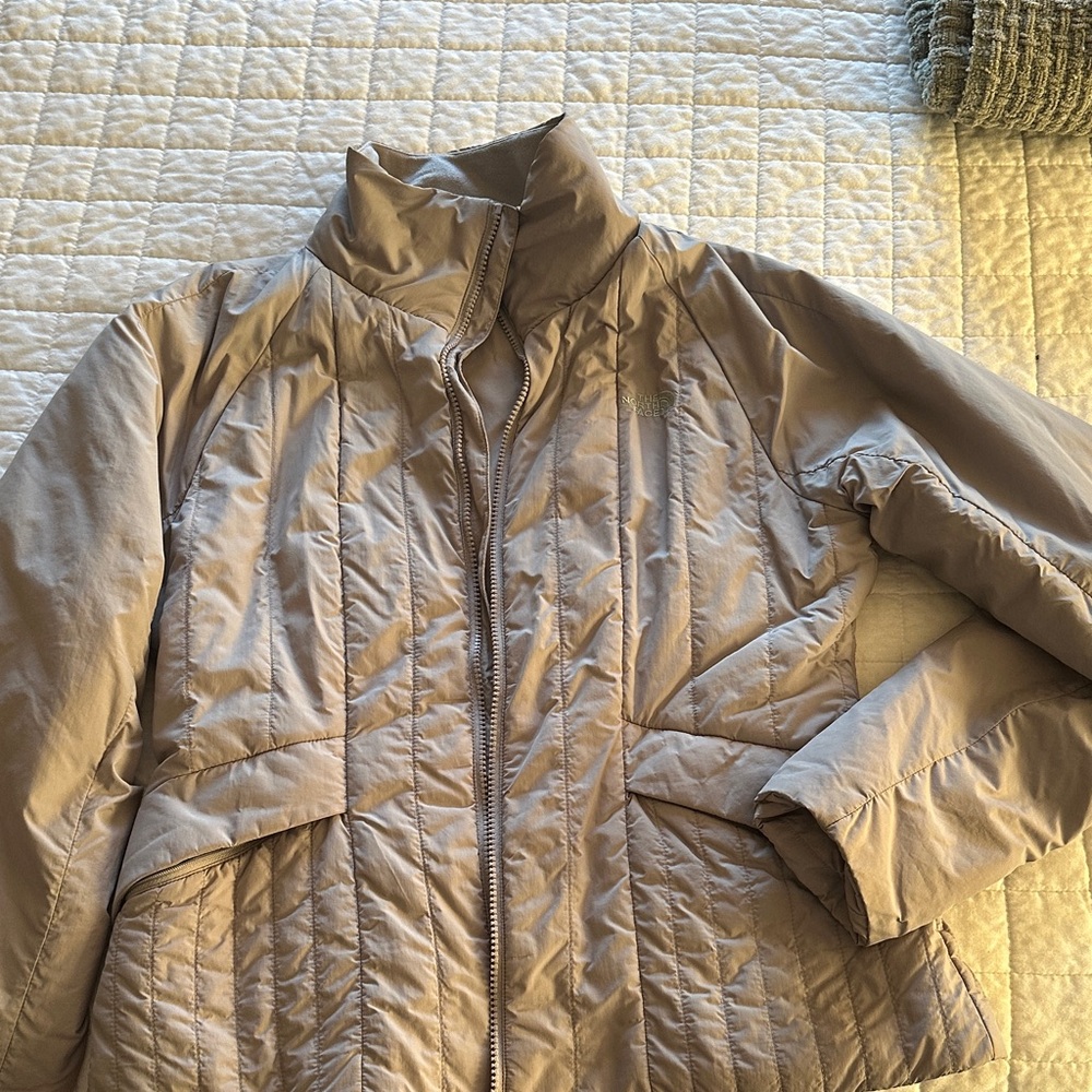 The North Face Women's Beige Puffer Jacket